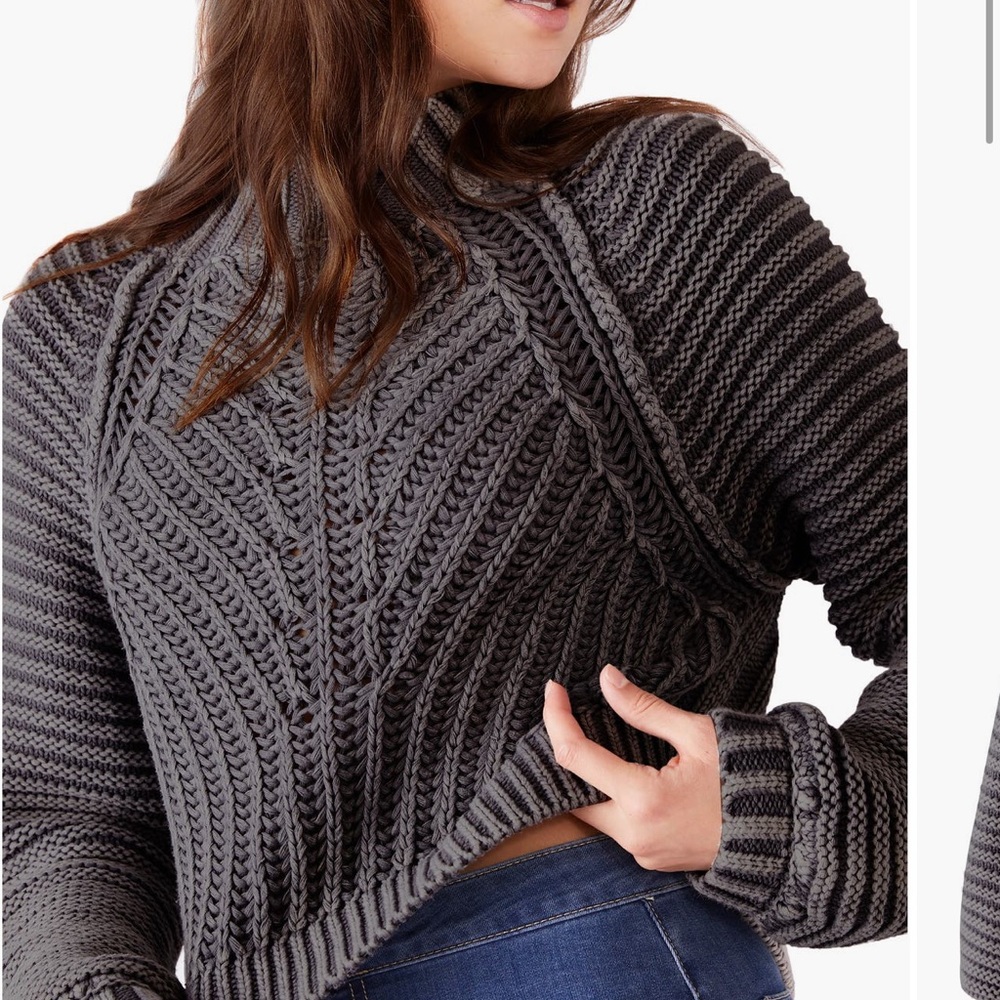 Free People sweetheart mock neck sweater